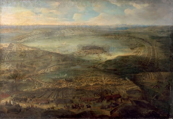 The Siege of Mons,  1691. Artist: Martin, Jean-Baptiste (1659-1735)