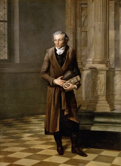 Portrait of the archaeologist Alexandre Lenoir (1761-1839). Artist: Delafontaine, Pierre-Maximilien (1774-1860)