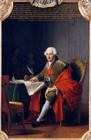 Charles-Roger, prince de Bauffremont (1713-1795). Artist: Labille-Guiard, Adélaïde (1749-1803)