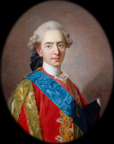 Louis-Auguste, duc de Berry (1754-1793), future Louis XVI, King of France. Artist: Van Loo, Louis Michel (1707-1771)