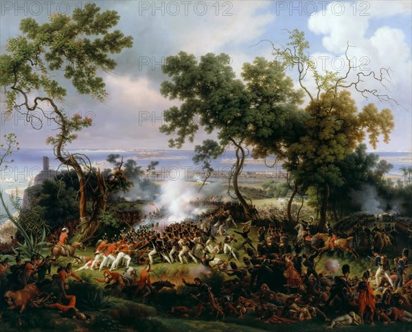 The Battle of Barrosa, 5 March 1811. Artist: Lejeune, Louis-François, Baron (1775-1848)