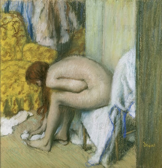 After the Bath. Artist: Degas, Edgar (1834-1917)