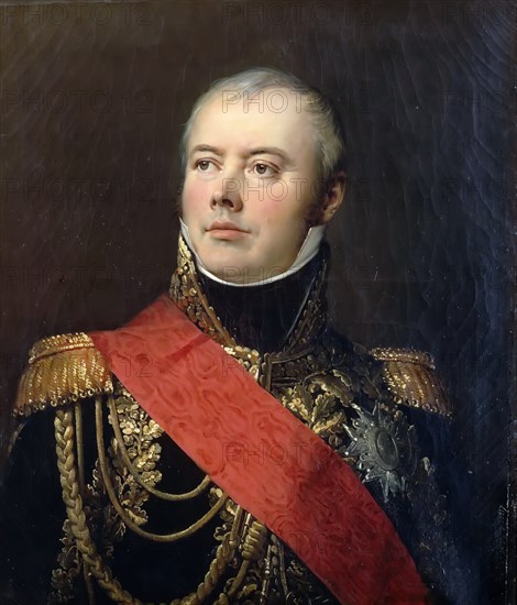 Étienne Jacques Joseph Alexandre MacDonald, 1st duke of Taranto (1765-1840). Artist: Gros, Antoine Jean, Baron (1771-1835)