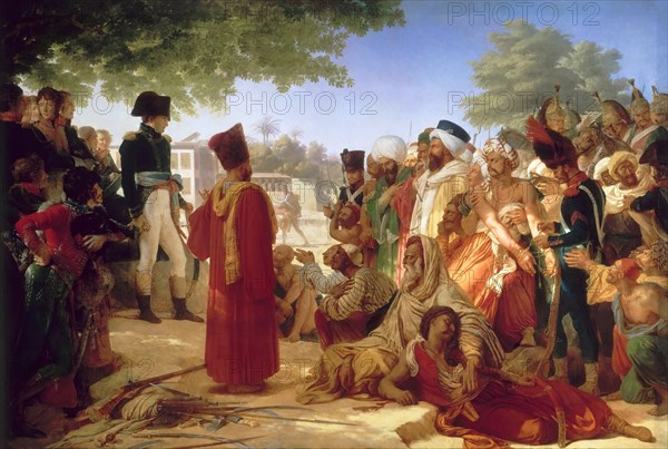 Napoleon Bonaparte Pardoning the Rebels at Cairo, 23rd October 1798. Artist: Guérin, Pierre Narcisse, Baron (1774-1833)