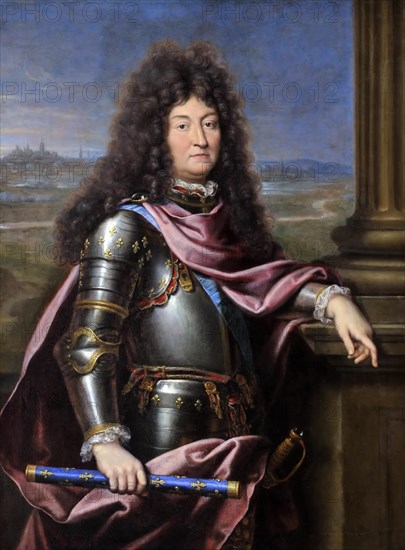 Louis XIV, King of France (1638-1715). Artist: Mignard, Pierre (1612-1695)