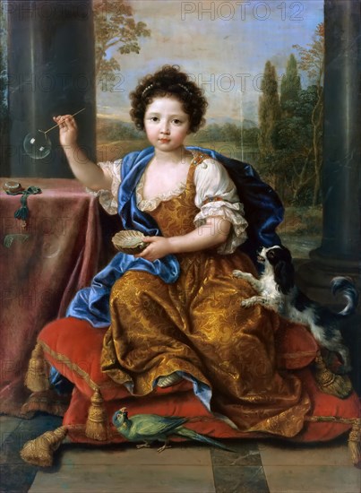 Louise Marie de Bourbon (1674-1681), duchesse d'Orléans. Artist: Mignard, Pierre (1612-1695)