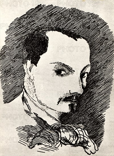 Charles Baudelaire (1821-1867). Artist: Toulouse-Lautrec, Henri, de (1864-1901)