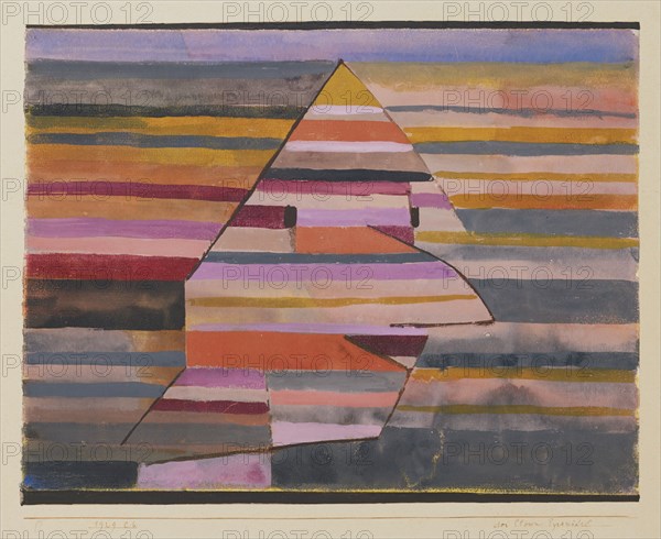 The Pyramid Clown. Artist: Klee, Paul (1879-1940)