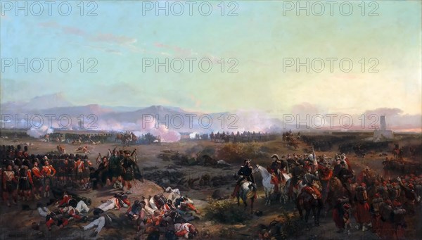 The Battle of the Alma on September 20, 1854. Artist: Lami, Eugène Louis (1800-1890)