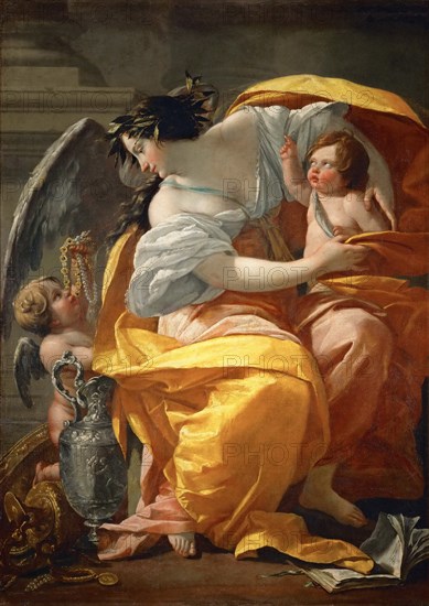 Allegory of Wealth. Artist: Vouet, Simon (1590-1649)