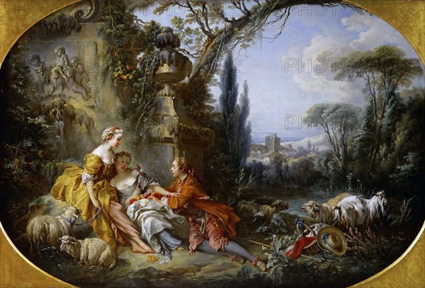 Les Charmes de la vie champêtre (Delights of country life). Artist: Boucher, François (1703-1770)