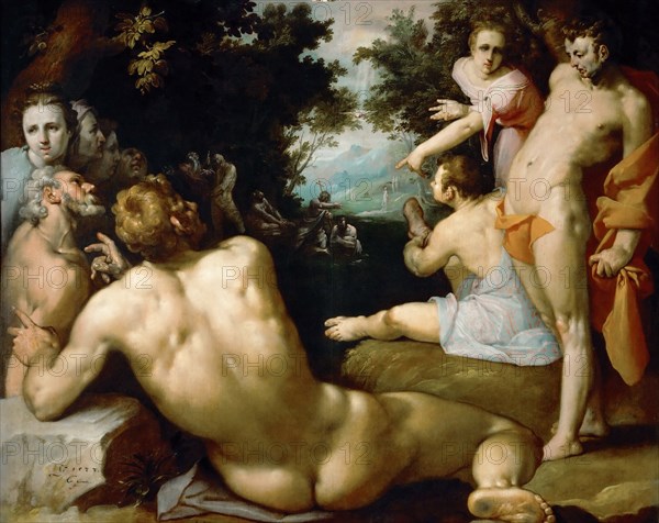 The Baptism of Christ. Artist: Haarlem, Cornelis Cornelisz., van (1562-1638)