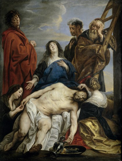 Pietà. Artist: Jordaens, Jacob (1593-1678)