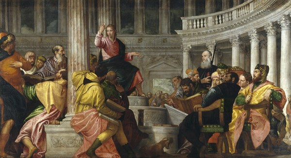 Christ among the Doctors. Artist: Veronese, Paolo (1528-1588)