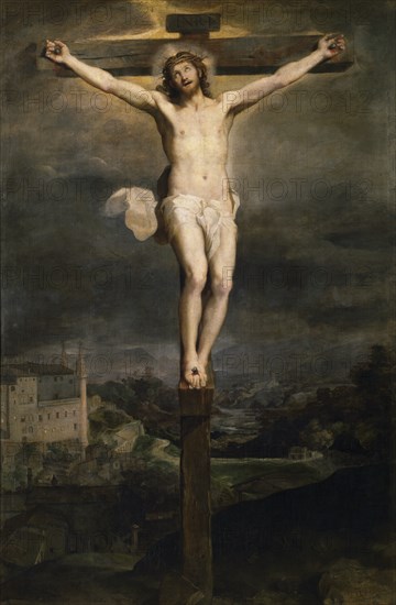 Christ on the Cross. Artist: Barocci, Federigo (1528-1612)
