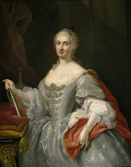 Maria Amalia of Saxony (1724?1760), Queen of Naples. Artist: Bonito, Giuseppe (1707-1789)