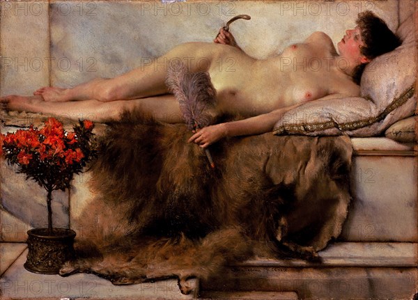 In the Tepidarium. Artist: Alma-Tadema, Sir Lawrence (1836-1912)