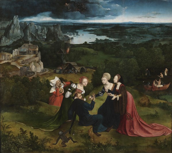 The Temptation of Saint Anthony. Artist: Patinir, Joachim (ca. 1480-1524)