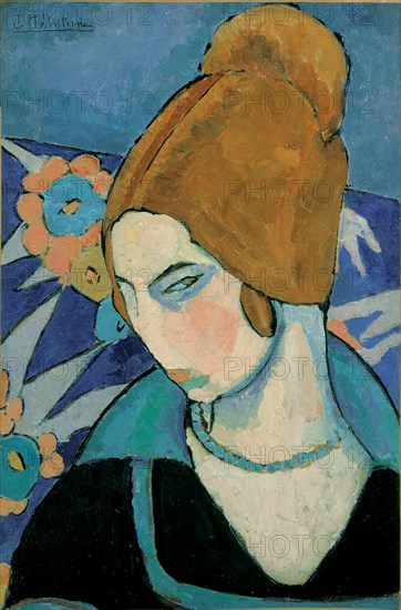 Self-Portrait. Artist: Hébuterne, Jeanne (1898-1920)