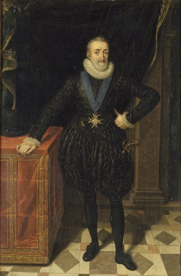 King Henry IV of France. Artist: Pourbus, Frans, the Younger (1569-1622)