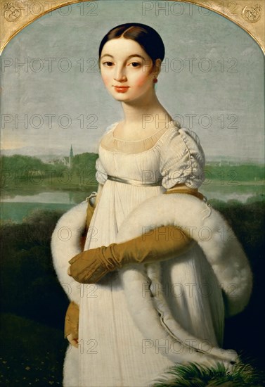 Mademoiselle Caroline Rivière. Artist: Ingres, Jean Auguste Dominique (1780-1867)