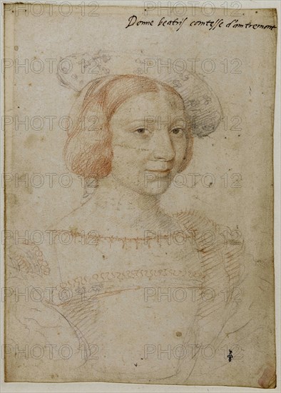 Beatrix Pacheco d'Ascalana, Comtesse d'Entremont. Artist: Clouet, Jean (c. 1485-1541)