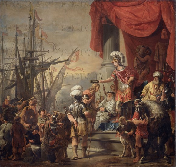 Aeneas at the Court of Latinus. Artist: Bol, Ferdinand (1616-1680)