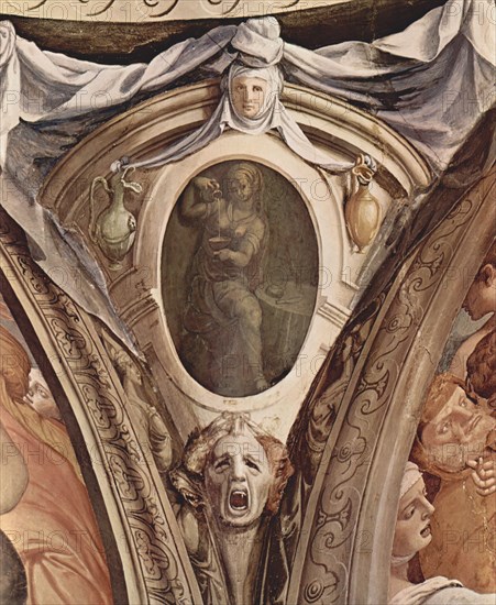 Allegories Of The Cardinal Virtues. Frescoes In The Chapel Of Eleonora Da Toledo. Artist: Bronzino, Agnolo (1503-1572)