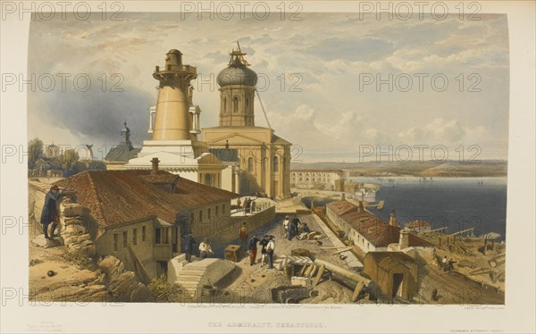 The Admiralty, Sevastopol. Artist: Simpson, William (1832-1898)