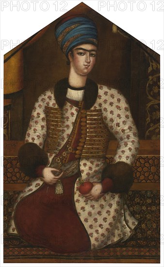 Portrait of Rustam Khan Zand. Artist: Sadiq, Muhammad (c. 1750-1800)