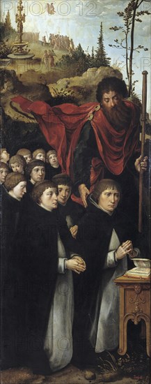 The Apostle Saint James the Great with Preachers (Right panel of The Last Judgment triptych). Artist: Coecke van Aelst, Pieter, the Elder (1502-1550)