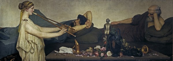 Pompeian Scene or The Siesta. Artist: Alma-Tadema, Sir Lawrence (1836-1912)