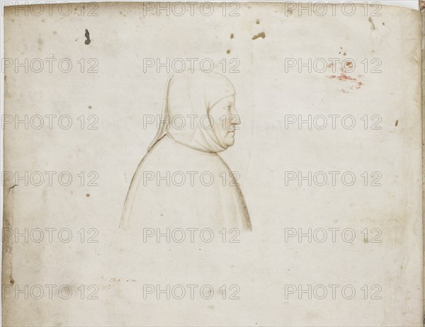 Portrait of Francesco Petrarca (1304-1379) From De Viris Illustribus. Artist: Altichiero, (Altichiero da Zevio) (1330-1390)