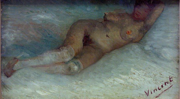 Recumbent nude. Artist: Gogh, Vincent, van (1853-1890)
