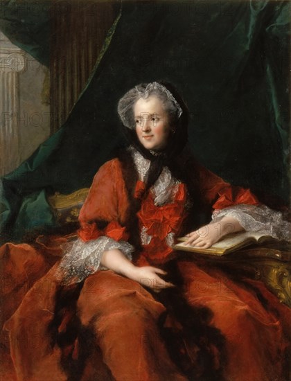 Portrait of Marie Leszczynska, Queen of France (1703-1768). Artist: Nattier, Jean-Marc (1685-1766)