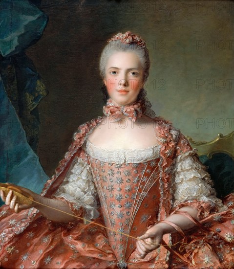 Princess Marie Adélaïde of France (1732-1800). Artist: Nattier, Jean-Marc (1685-1766)