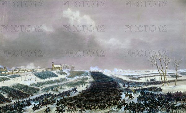 The Battle of Preussisch-Eylau on February 8, 1807. Artist: Fort, Jean-Antoine-Siméon (1793-1861)