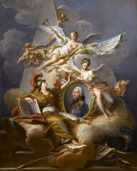Charles Louis Auguste Fouquet, duc de Belle-Isle (1684-1761). Artist: Valade, Jean (1710-1787)