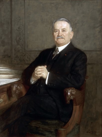 Portrait of Gaston Doumergue (1863-1937). Artist: Baschet, Marcel André (1862-1941)