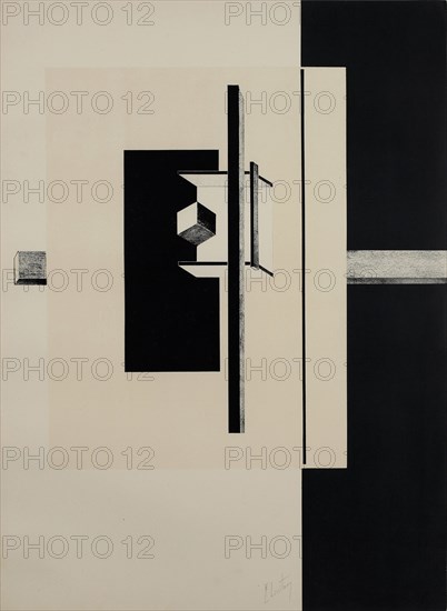 Proun. Artist: Lissitzky, El (1890-1941)