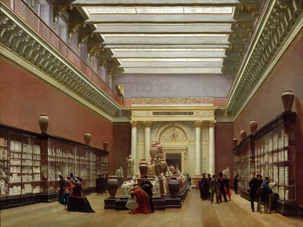 La Galerie Campana. Artist: Giraud, Sébastien Charles (1819-1892)