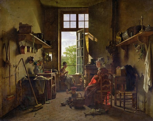 Kitchen Interior. Artist: Drolling, Martin (1752-1817)