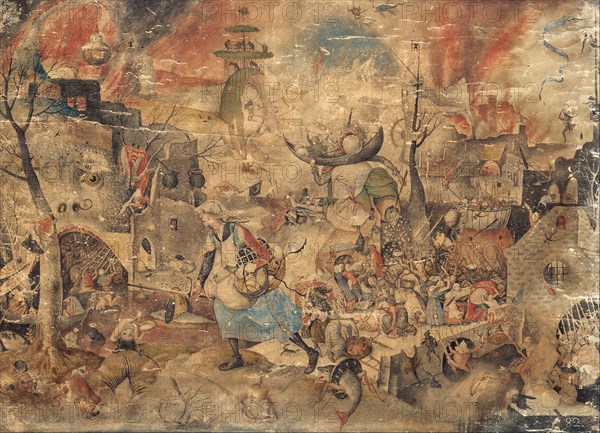 Mad Meg (De Dulle Griet). Artist: Bruegel (Brueghel), Pieter, the Elder (ca 1525-1569)