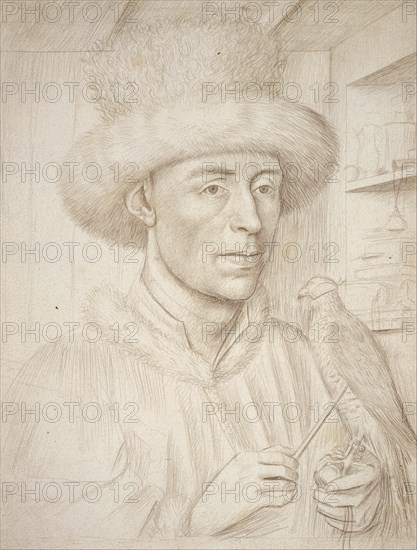 The Falconer. Artist: Christus, Petrus (1410/20-1475/76)