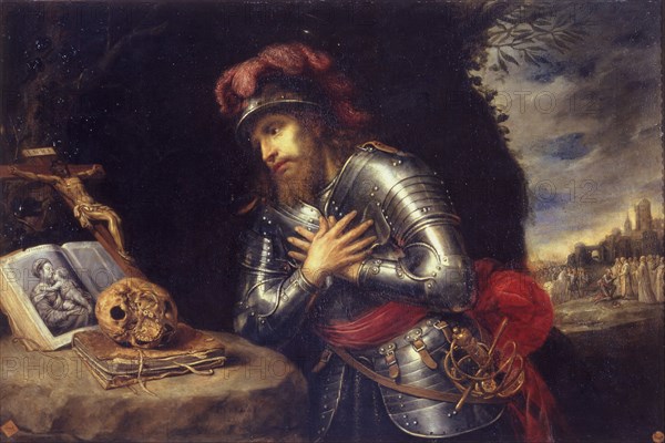 Saint William of Gellone. Artist: Pereda y Salgado, Antonio, de (1611-1678)