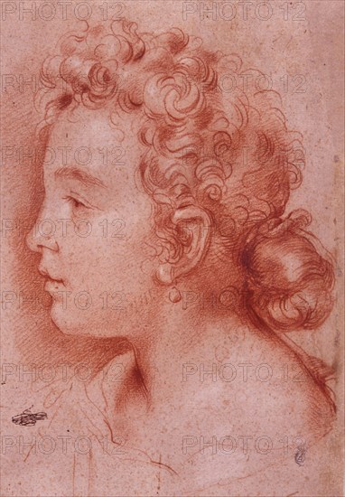 Portrait of Faustina Maratti. Artist: Maratta, Carlo (1625-1713)