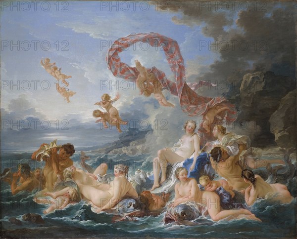 Triumph of Venus. Artist: Boucher, François (1703-1770)