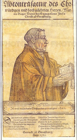 Martin Bucer (1491-1551). Artist: Anonymous