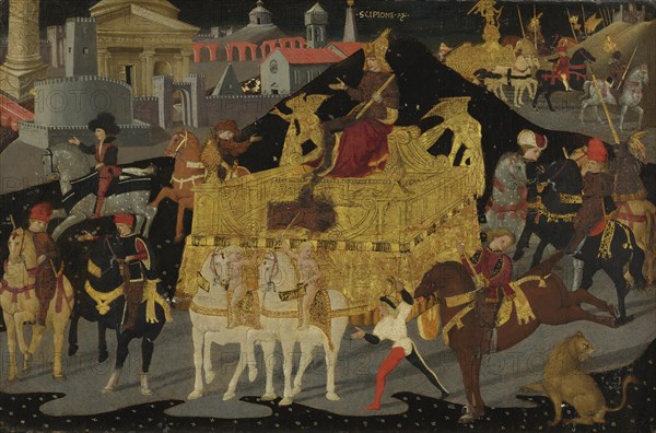 The Triumph of Scipio Africanus. Artist: Apollonio di Giovanni di Tommaso (ca. 1415-1465)