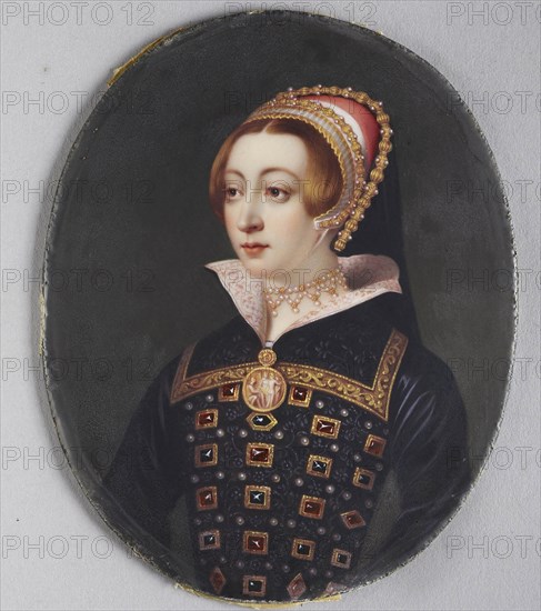 Anne Boleyn. Artist: Bone, Henry Pierce (1779-1855)